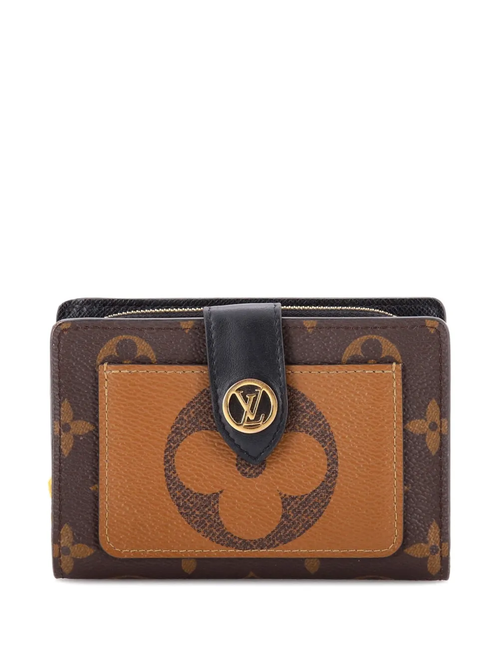 Louis Vuitton Pre-Owned Portafoglio Juliette in tela Monogram Reverse - Marrone