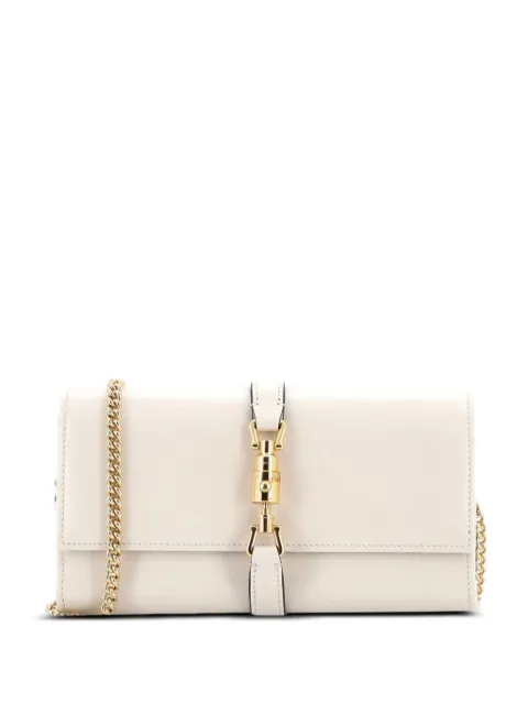 Gucci Pre-Owned bolsa crossbody Jackie Continental Chain Wallet de piel 1961