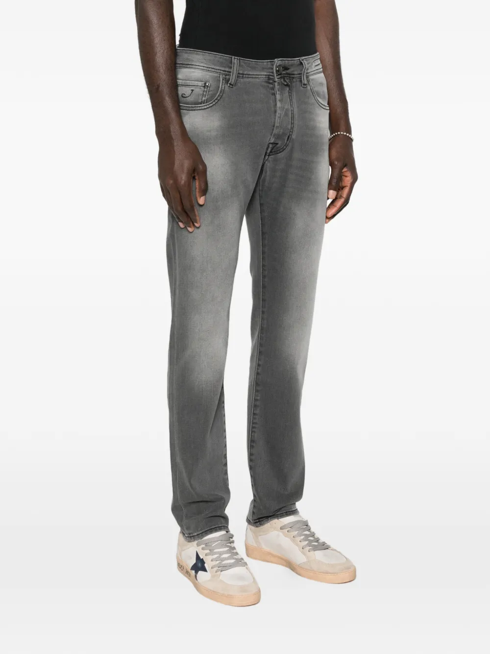 Jacob Cohën Five-pocket Denim Jeans - Grey 