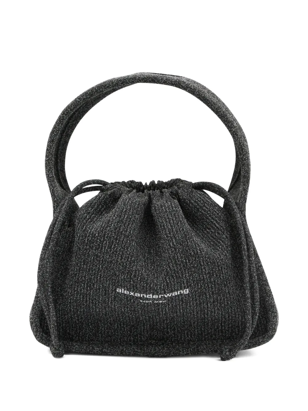 Alexander Wang drawstring top-handle shoulder bag - Grigio