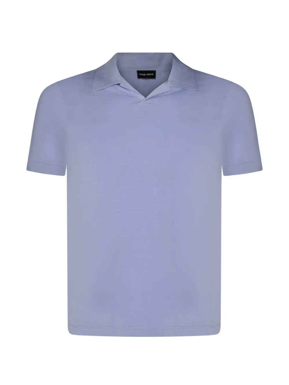 Giorgio Armani short-sleeve polo collar - Blu