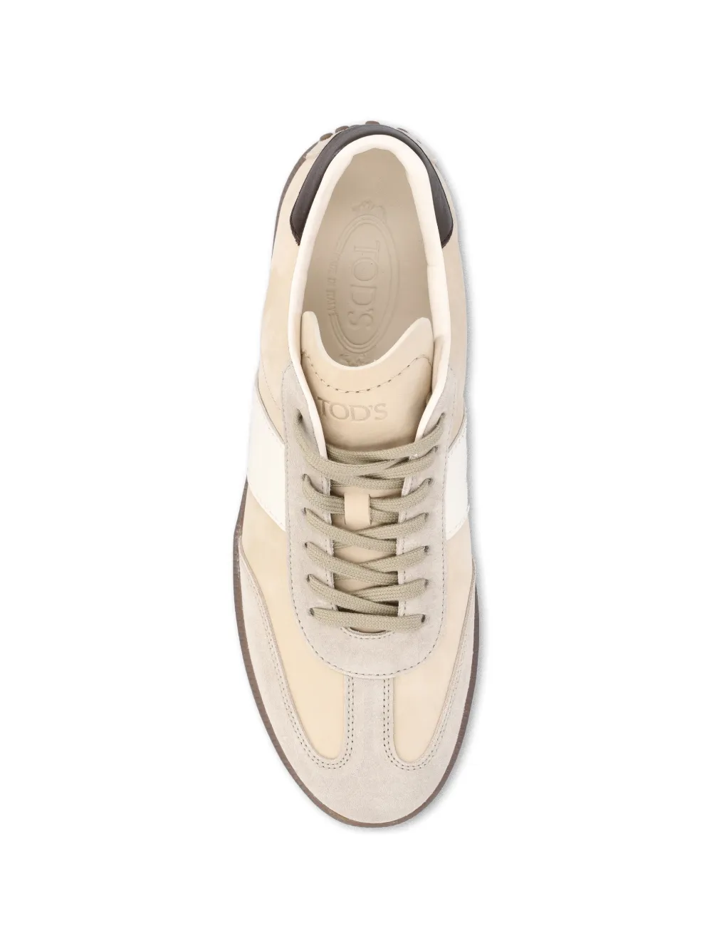 Tod's Sneakers met gestreept vlak Beige