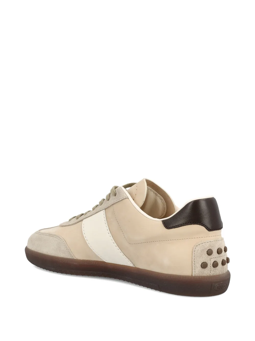 Tod's Sneakers met gestreept vlak Beige