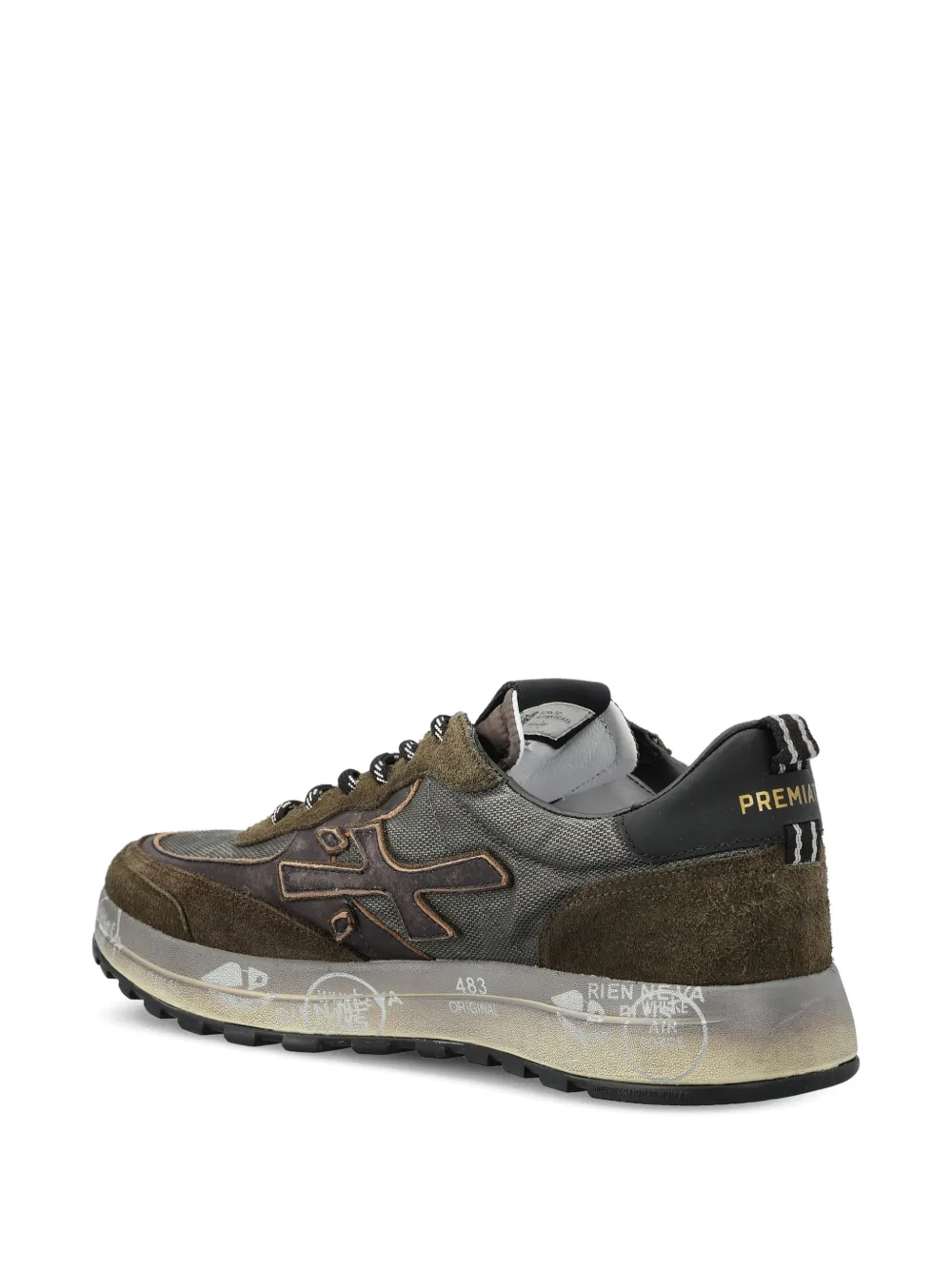 Premiata Sneakers met applicatie Bruin