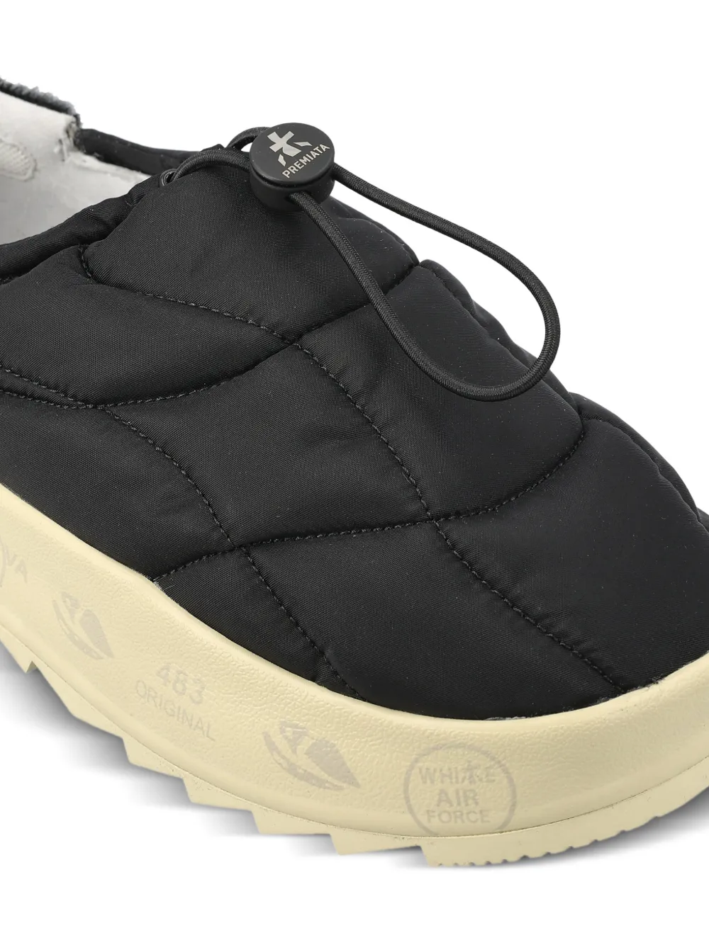 Premiata Gewatteerde sneakers Zwart