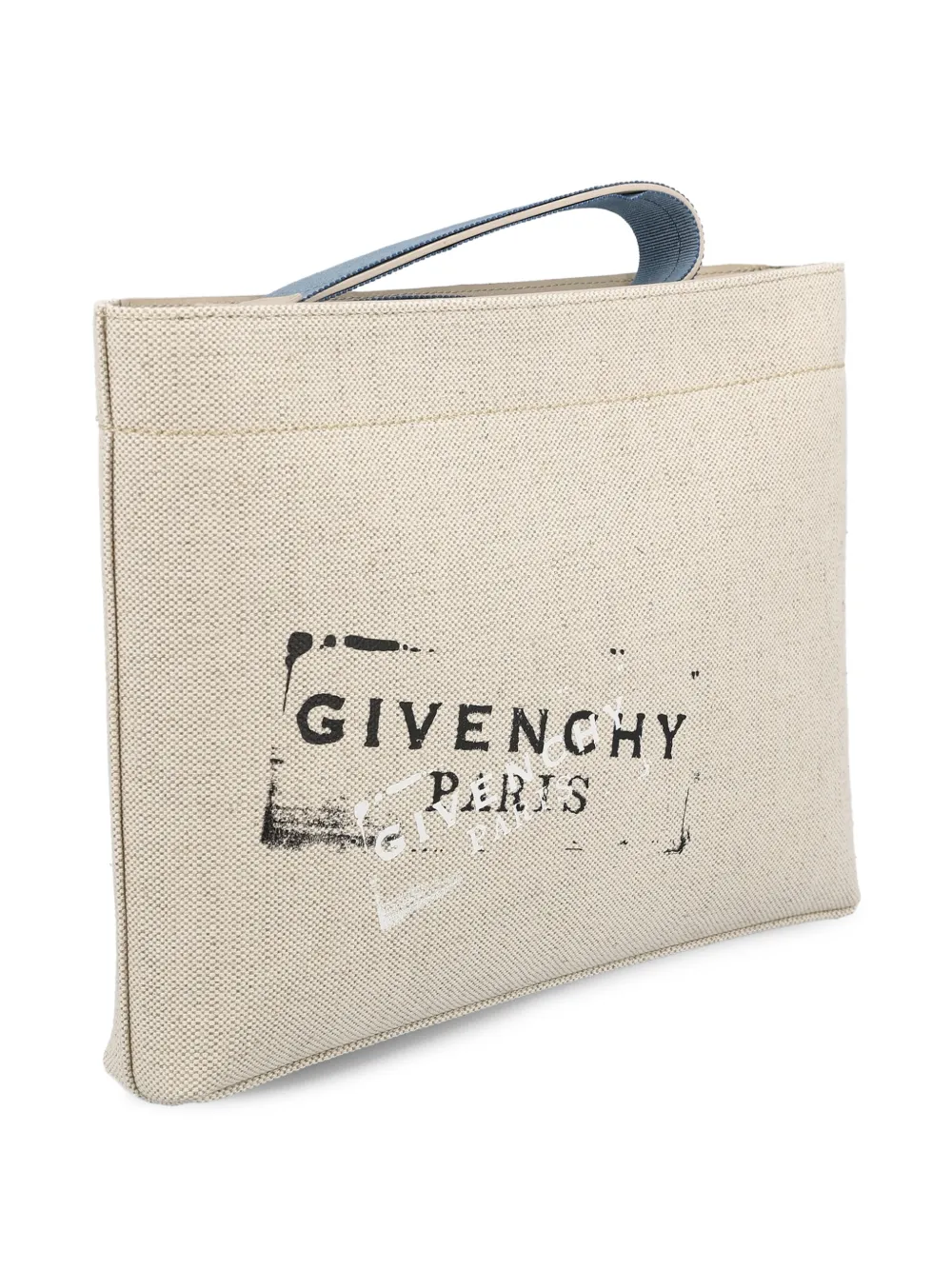 Logo-Print Clutch Bag