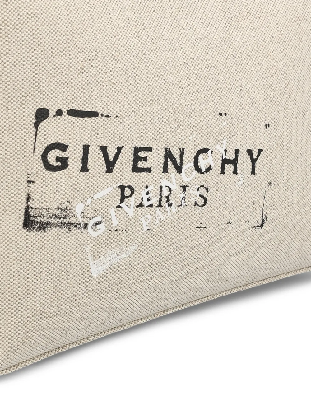 Logo-Print Clutch Bag