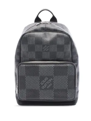 black louis vuitton backpack men' Epi Christopher PM 1865099 FASHIONPHILE The interior Louis Vuitton Campus Backpack Damier