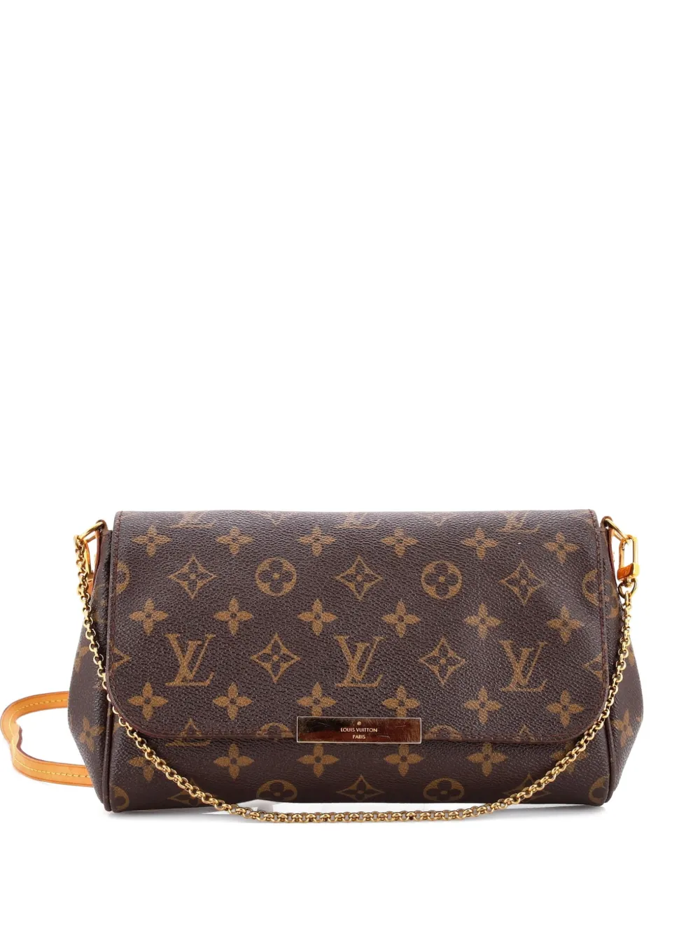 Louis Vuitton Pre-Owned Borsa a tracolla Favourite Handbag Monogram in tela MM - Marrone