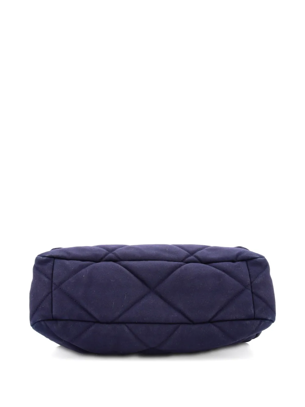 19 Flap Bag Quilted Canvas Large Shoulder Bag