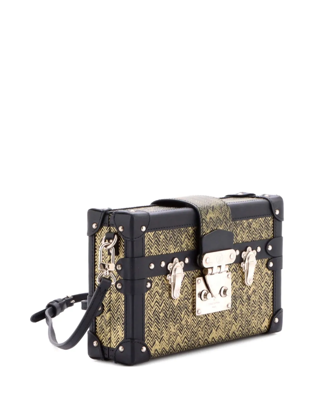 Louis Vuitton Pre-Owned Petite Malle Handbag Limited Edition Printed Leather shoulder bag - Schwarz