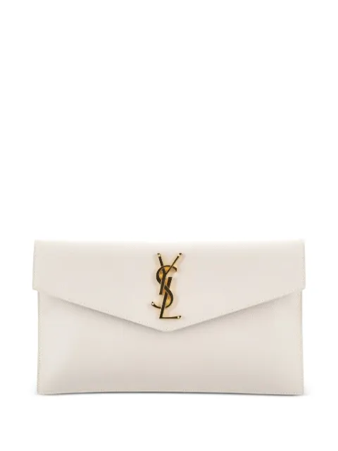 Saint Laurent Pre-Owned Uptown Pouch Leather clutch bag