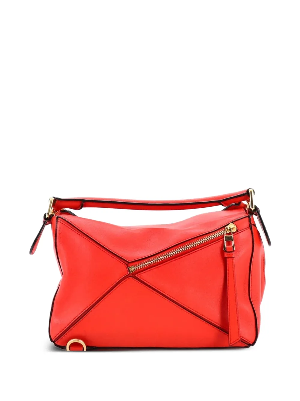 Puzzle Bag Leather Small Satchel