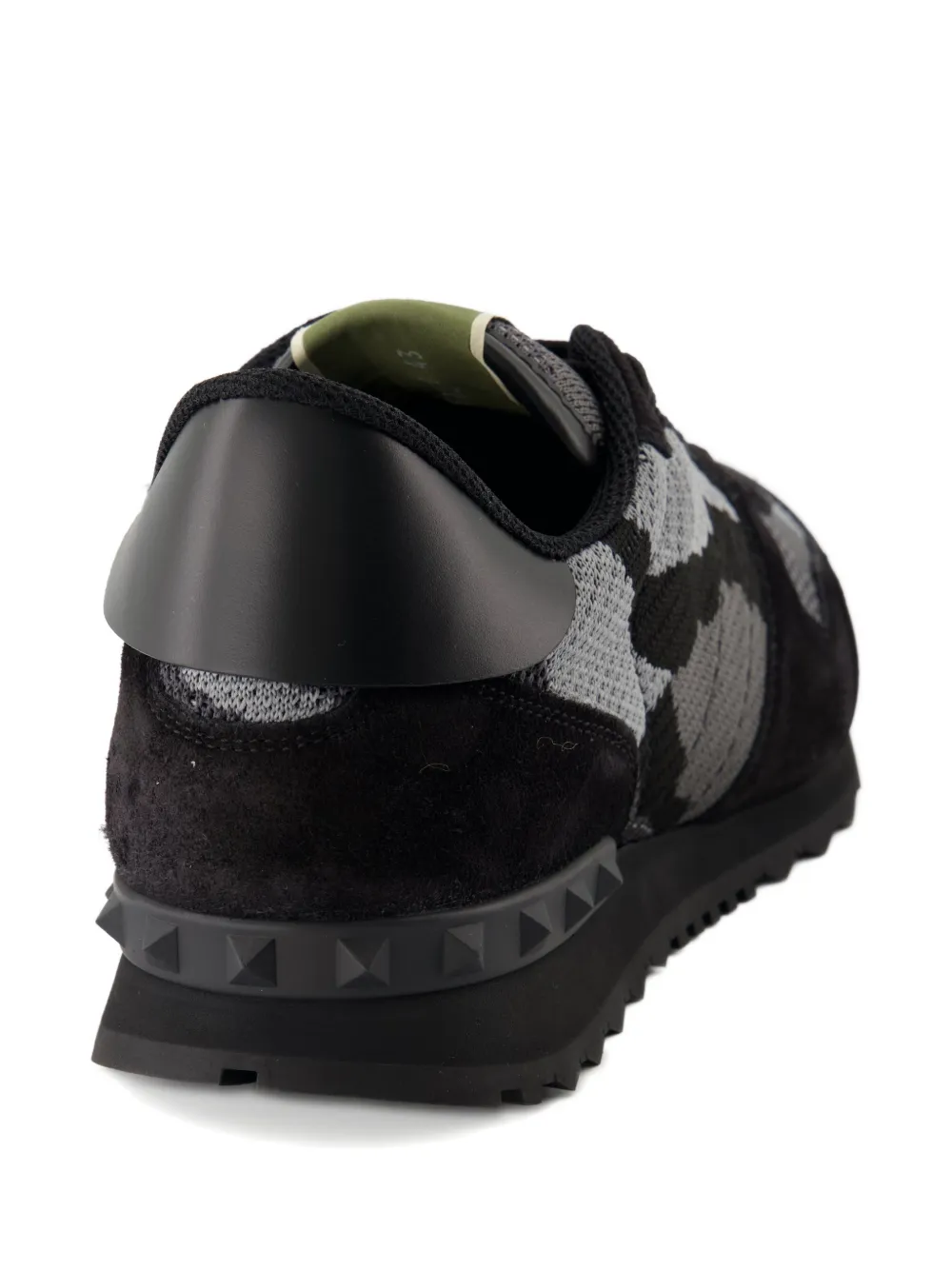 Valentino Garavani Rockrunner camouflage sneakers Zwart