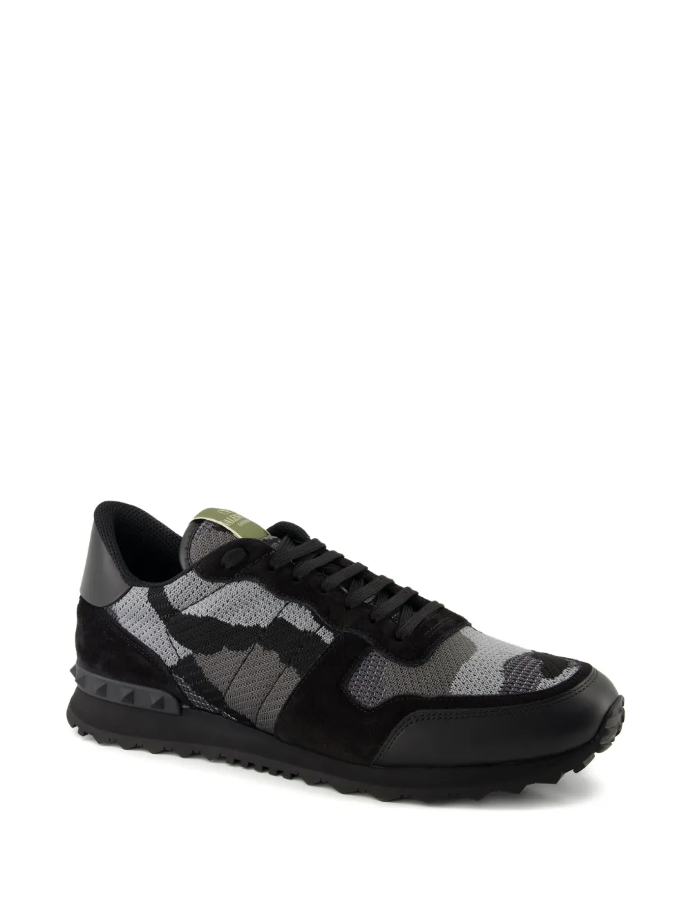 Valentino Garavani Rockrunner camouflage sneakers Zwart