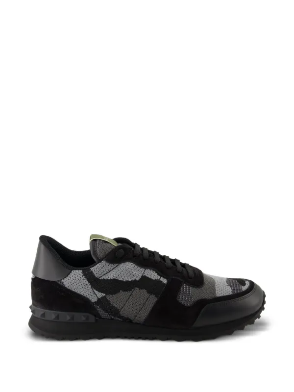 Valentino Garavani カモフラージュ ロックランナー スニーカー 