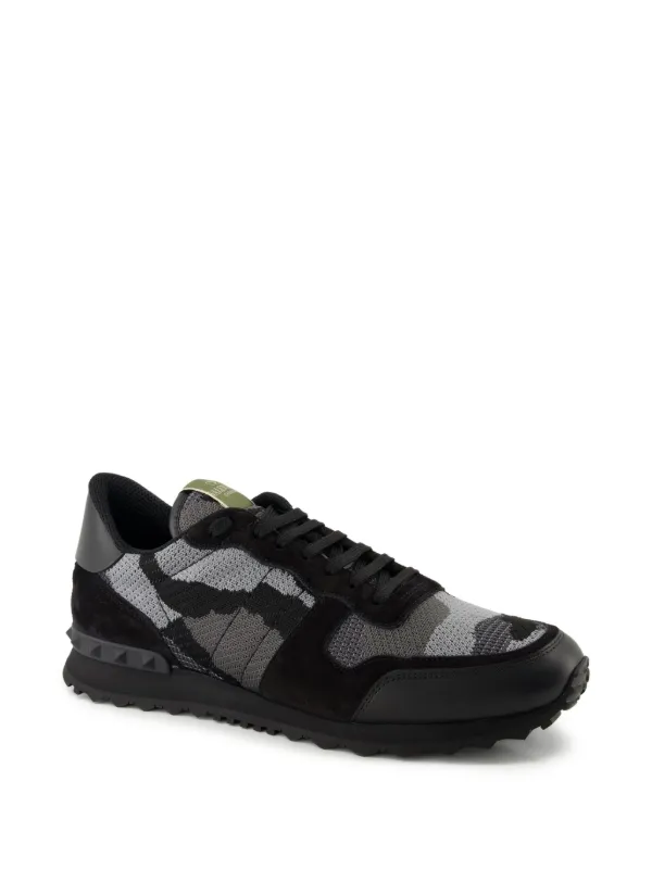 Valentino Garavani カモフラージュ ロックランナー スニーカー