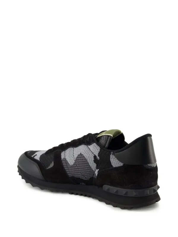 Valentino Garavani カモフラージュ ロックランナー スニーカー 