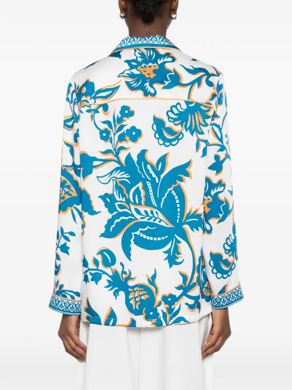ETRO Blouse met bloemenprint Wit