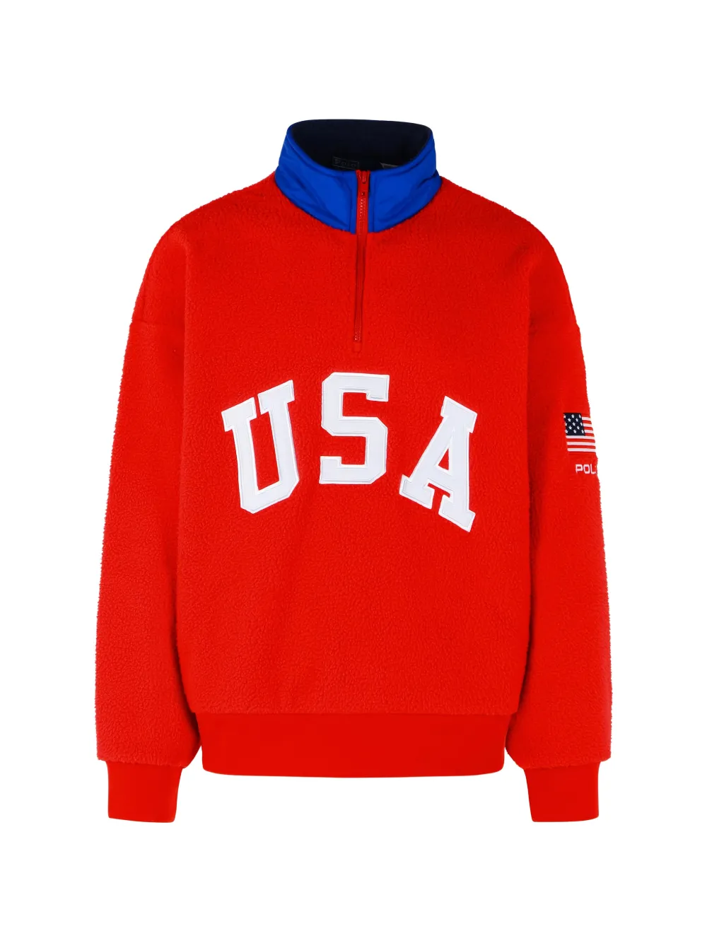 Polo Ralph Lauren half-zip sweater - Rosso