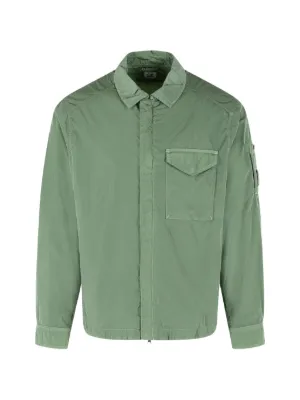 CP COMPANY CHROME-R シャツジャケット C.P. Company Chrome-R シャツジャケット | グリーン | FARFETCH JP