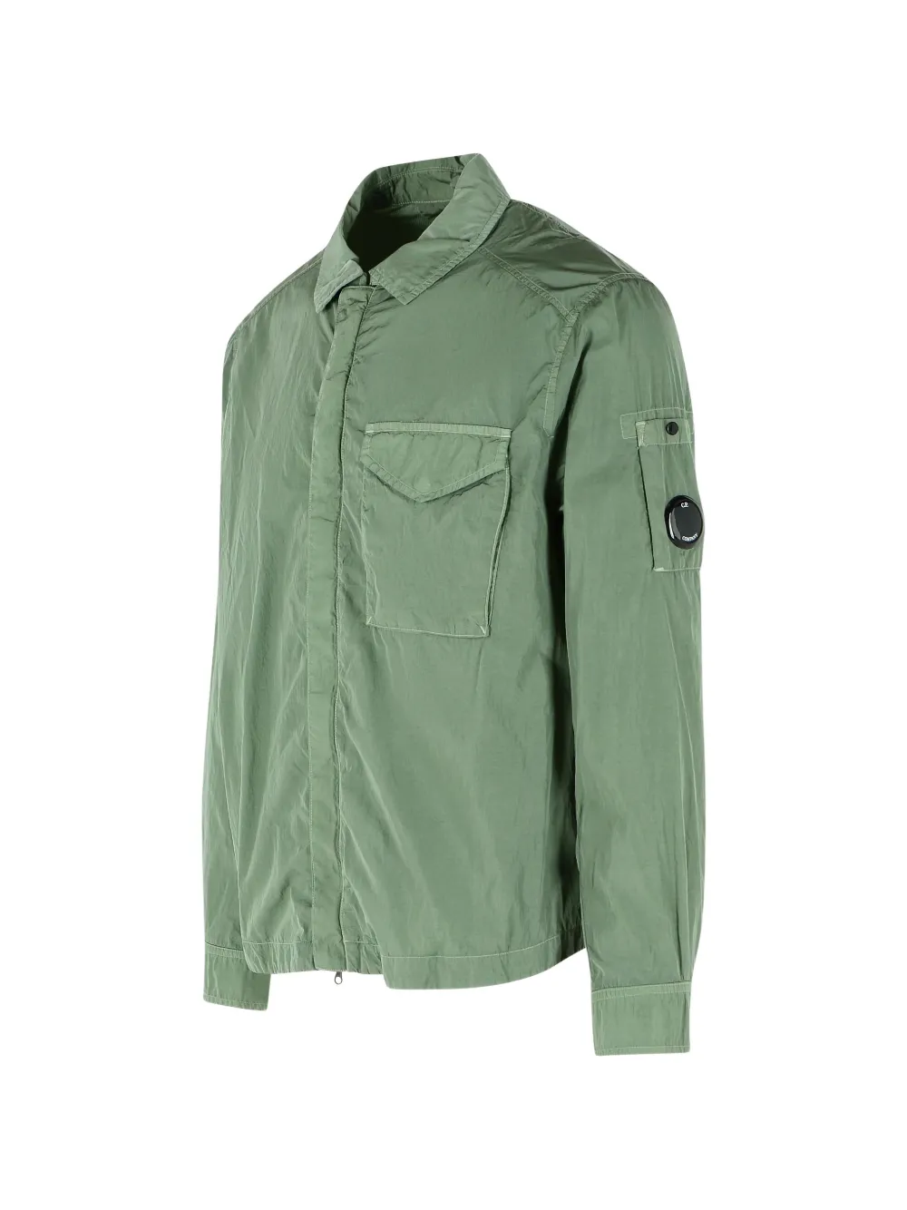 C.P. Company Shirtjack met borstzak Groen