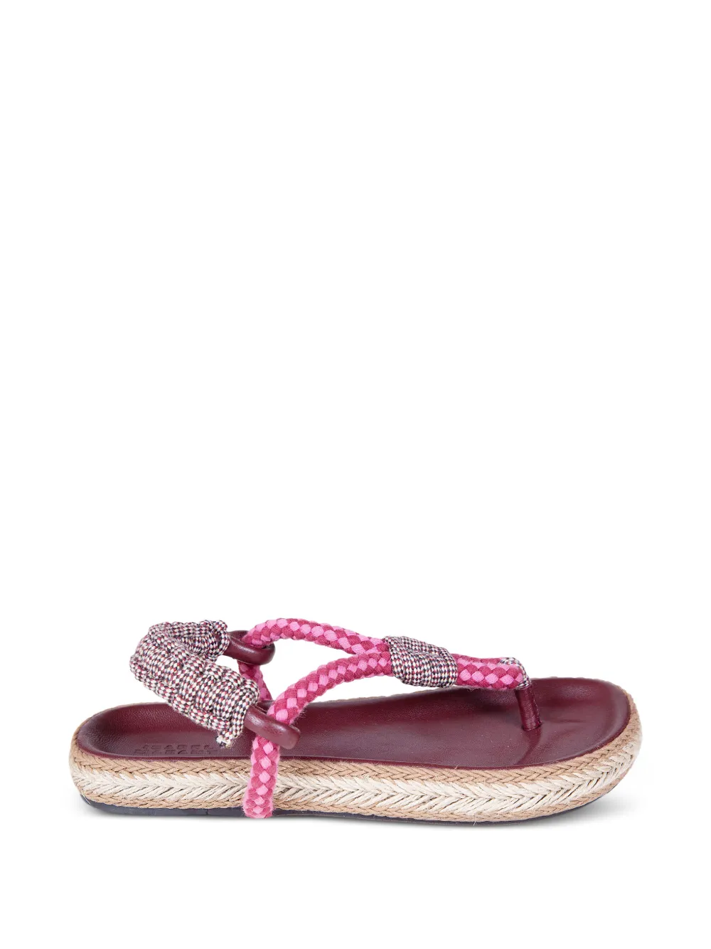 ISABEL MARANT Gevlochten sandalen Roze