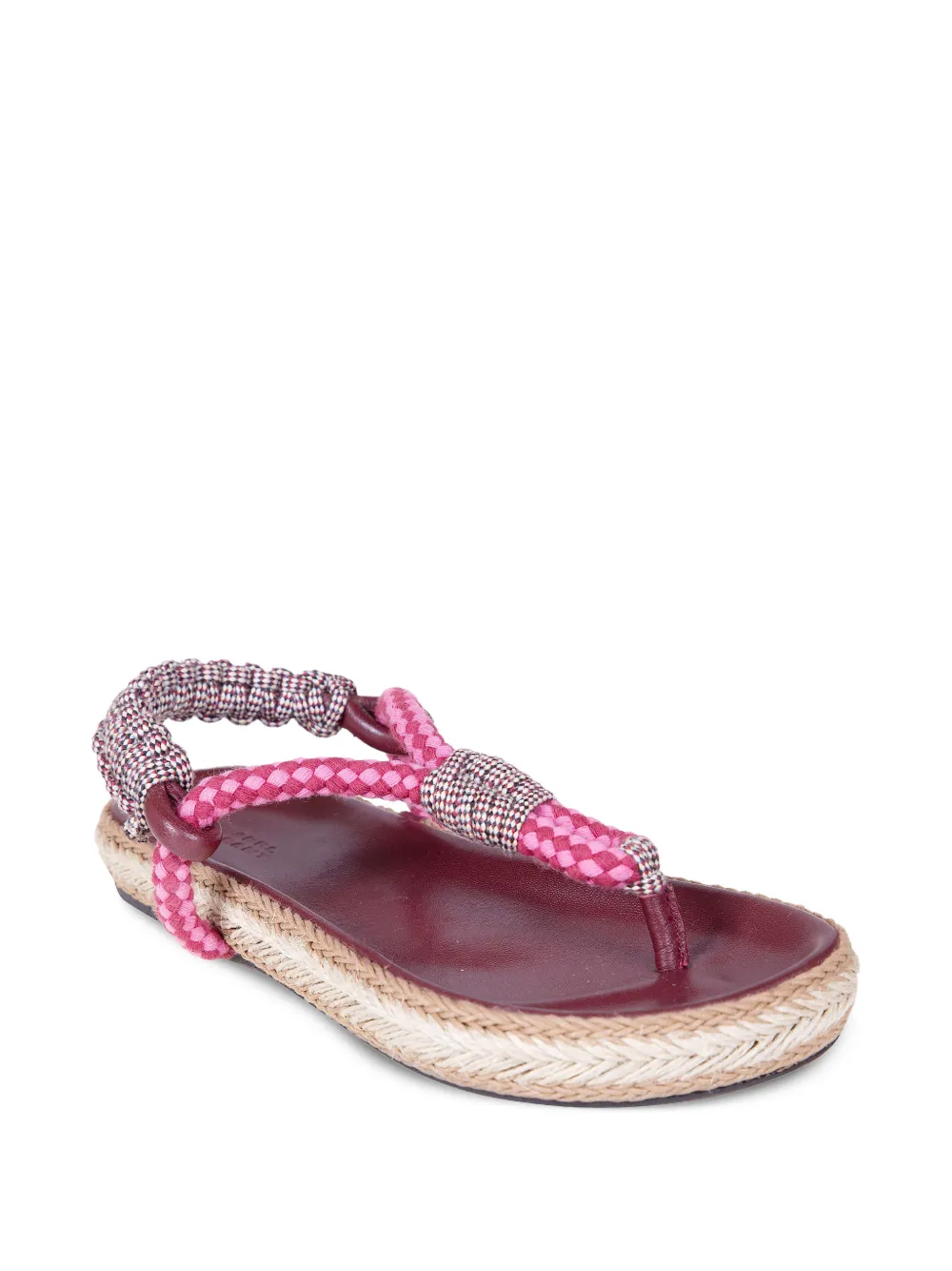 ISABEL MARANT Gevlochten sandalen Roze