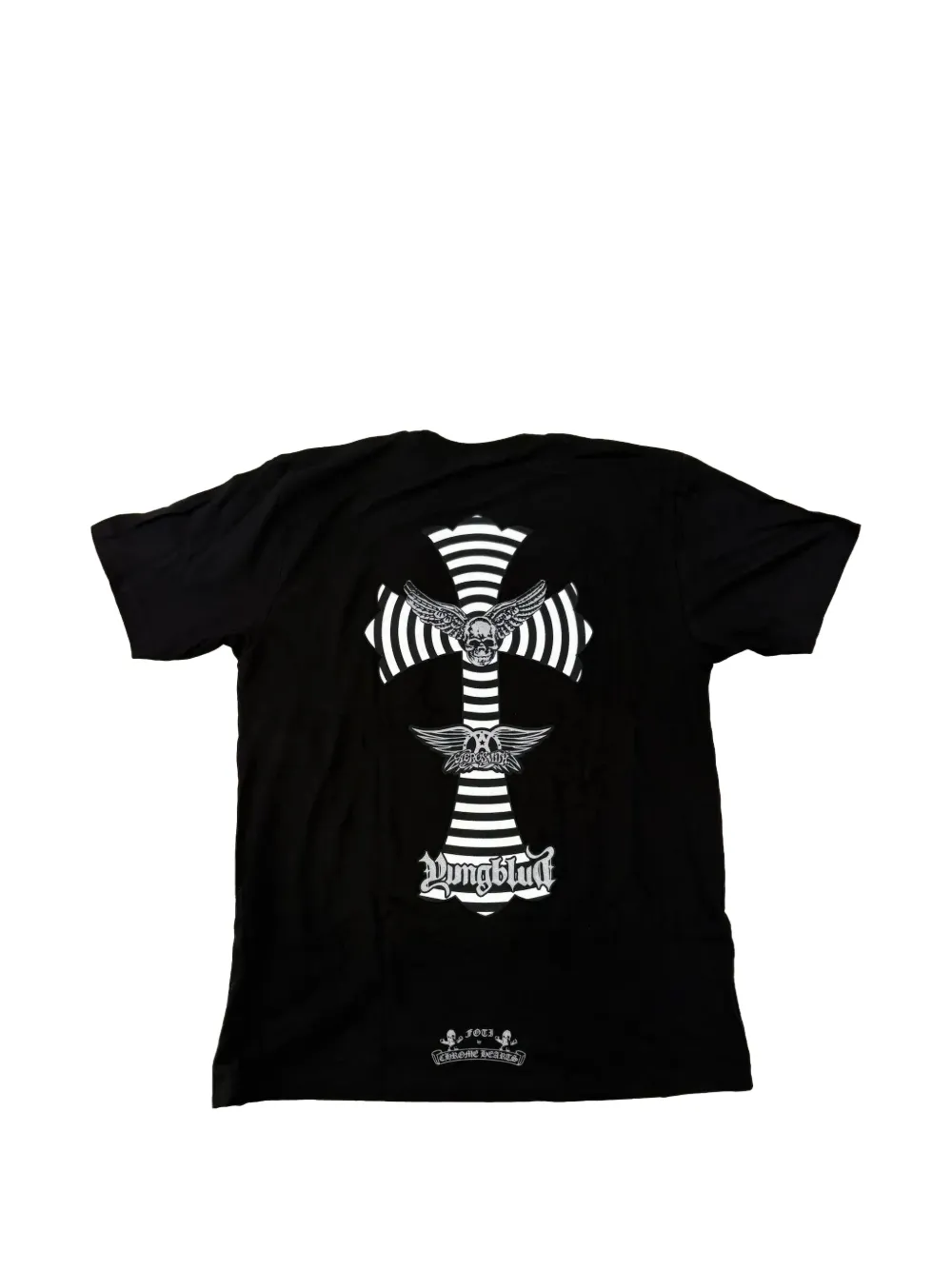 Chrome Hearts Foti x Yungblud x Aerosmith cotton T-shirt - Zwart