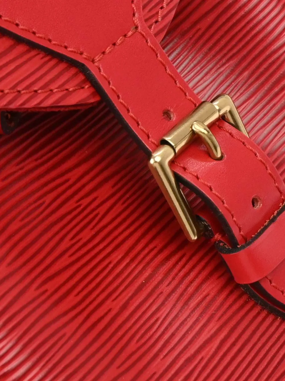 1990s-2000s Mm Montsouris Monaco Textured Leather Backpack