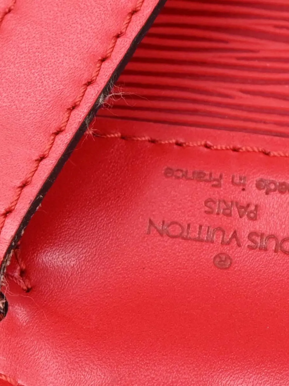 1990s-2000s Mm Montsouris Monaco Textured Leather Backpack