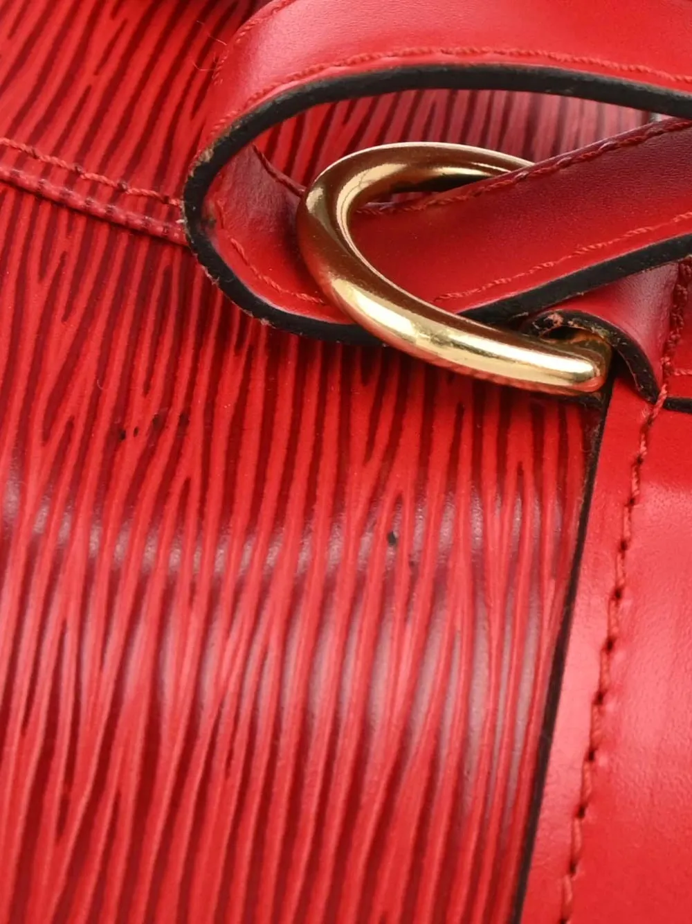 1990s-2000s Mm Montsouris Monaco Textured Leather Backpack