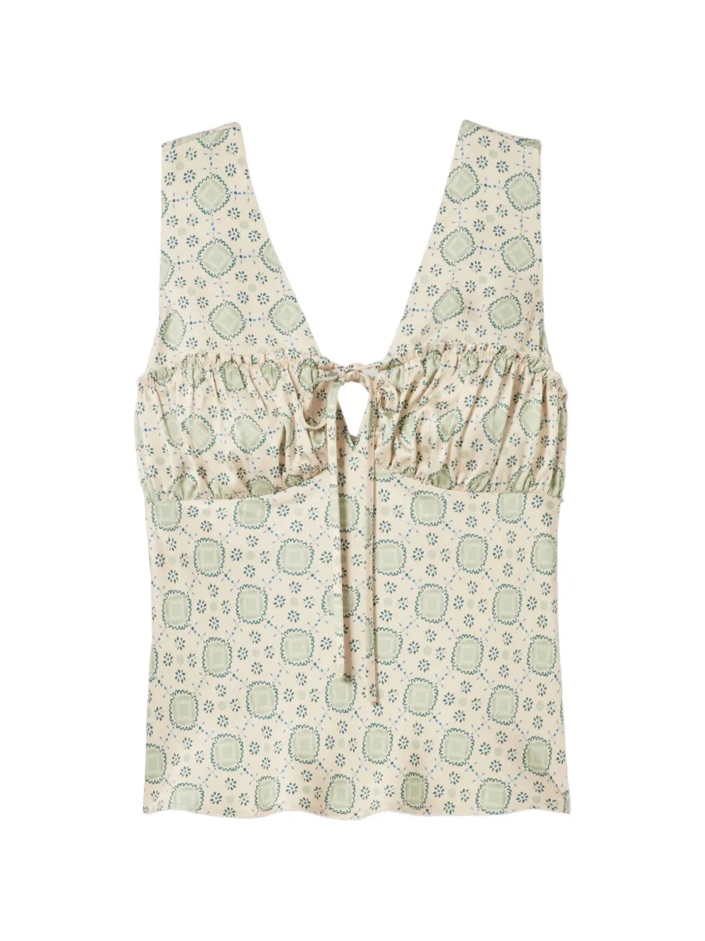 Claudie Pierlot printed V-neck top - Toni neutri