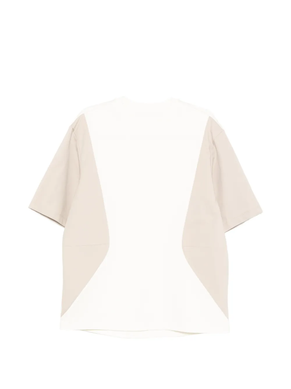 CROQUIS T-shirt con design color-block - Bianco
