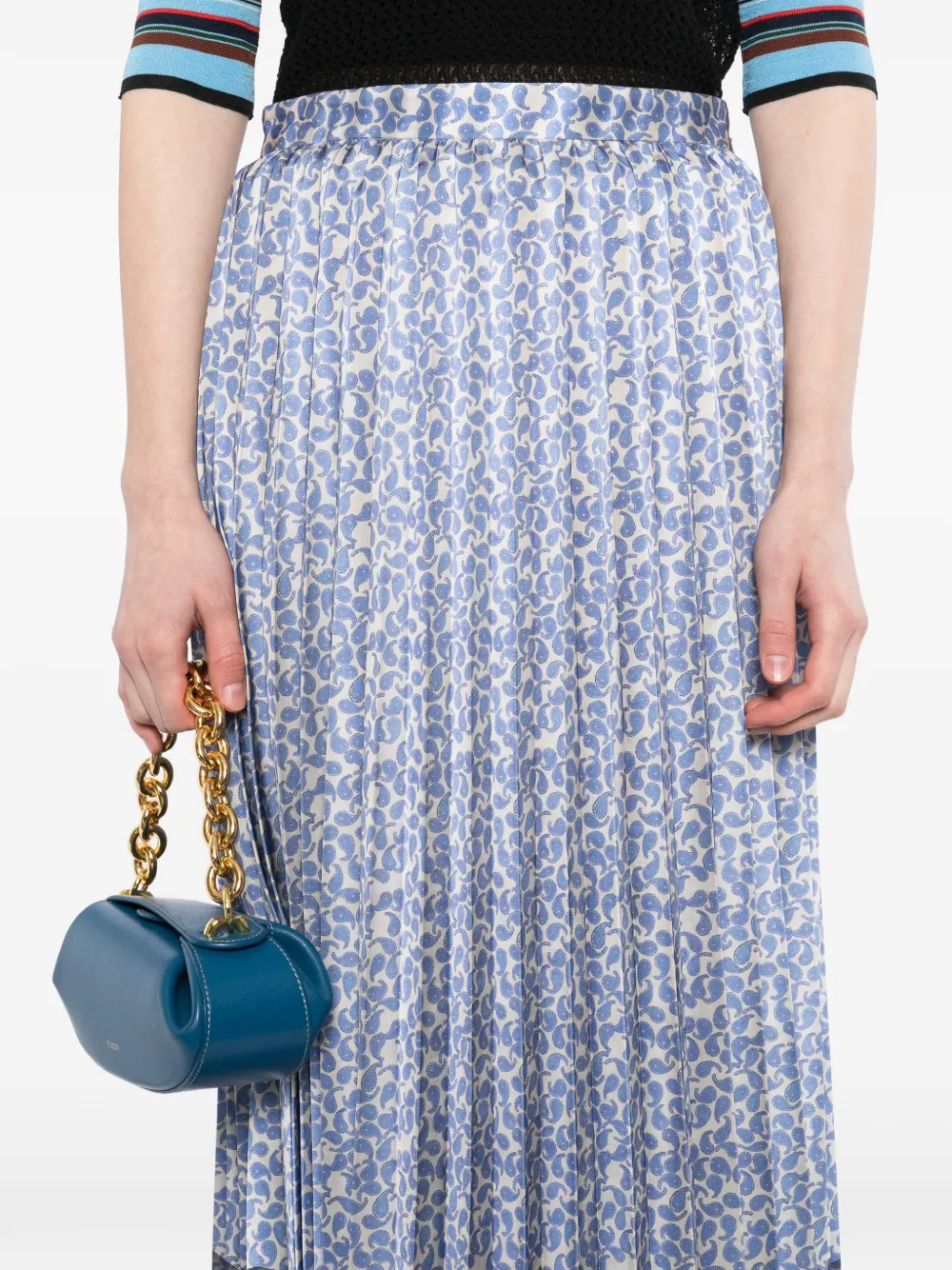 JNBY Midi-rok met paisley-print Blauw