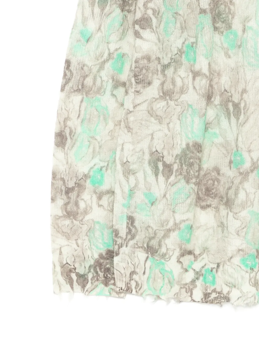  Jnby Floweral Knitted Top - Neutrals 