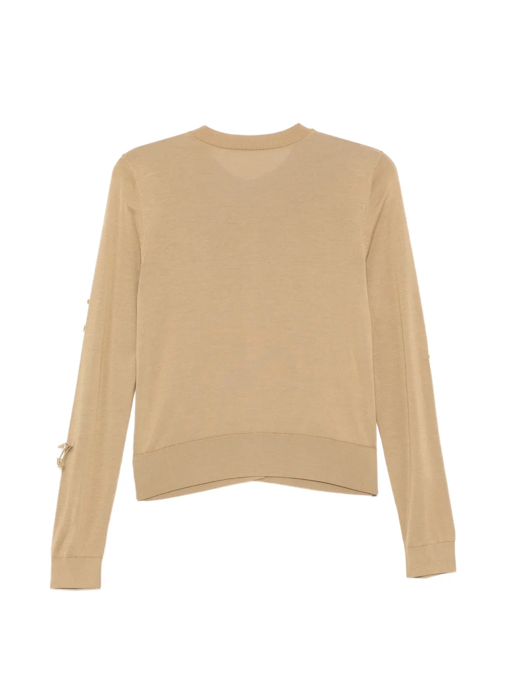  Jnby Graphic-embellishment Knitted Cardigan - Neutrals 