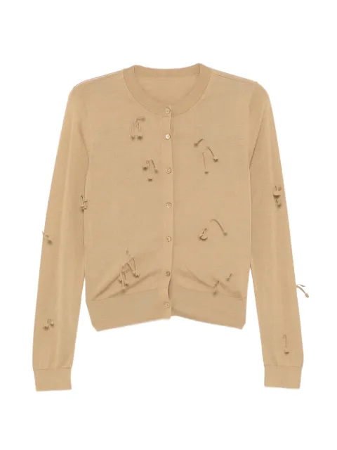 JNBY cárdigan tejido con detalles gráficos