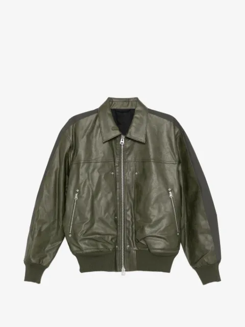 CROQUIS faux-leather jacket