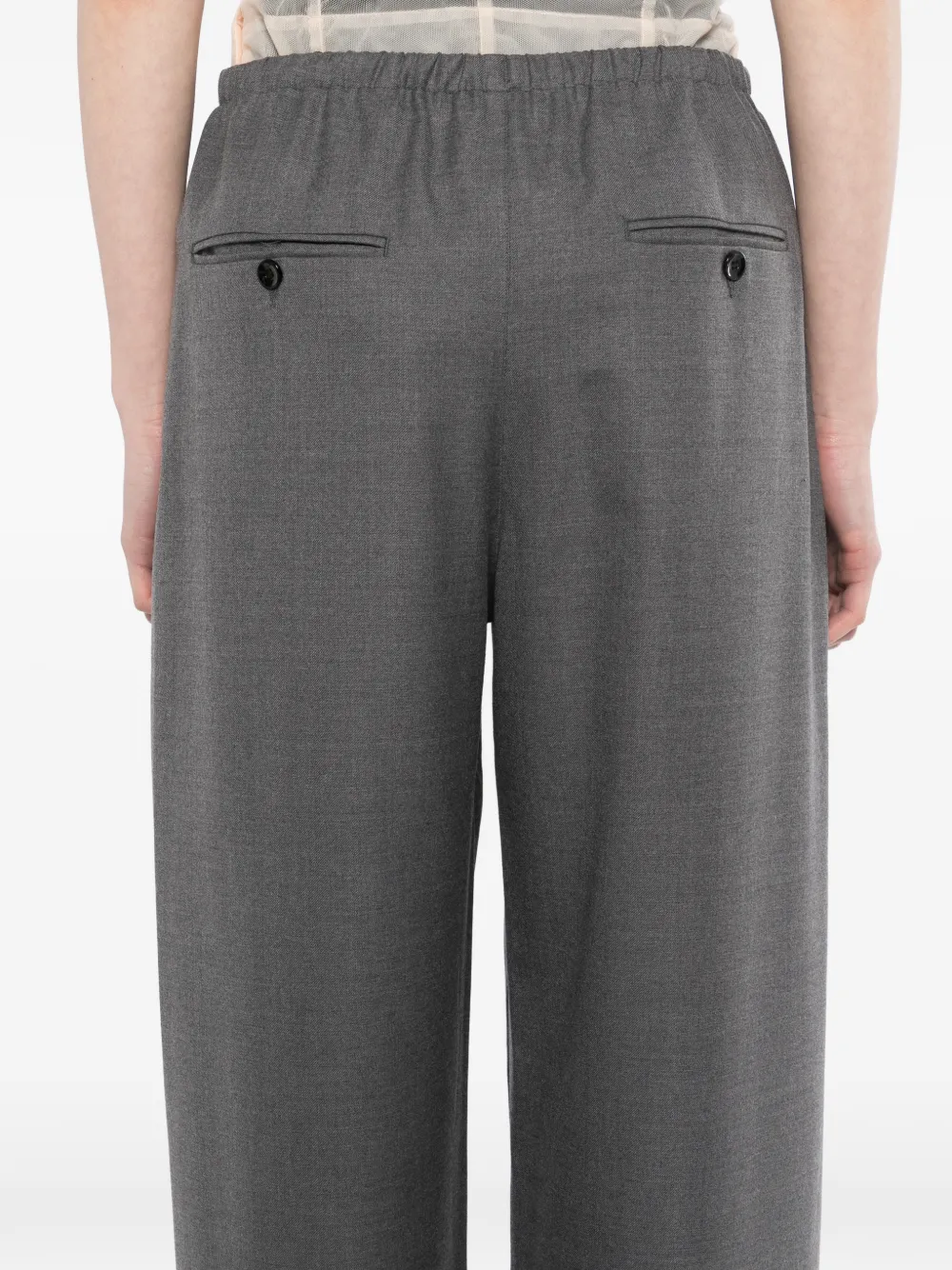 JNBY Broek met wijde pijpen Grijs