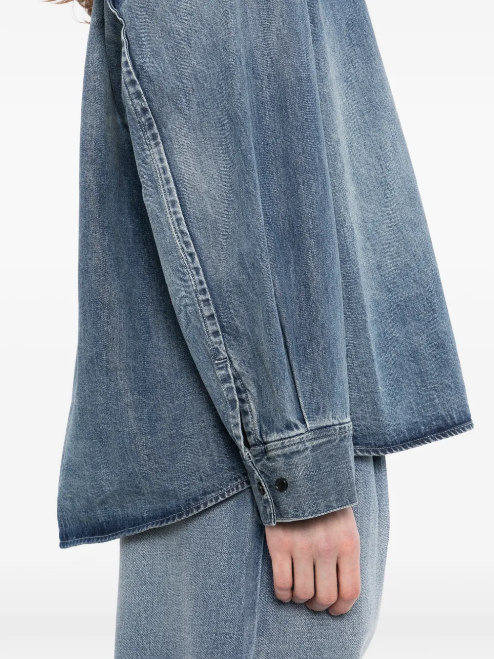 LESS Denim jack Blauw