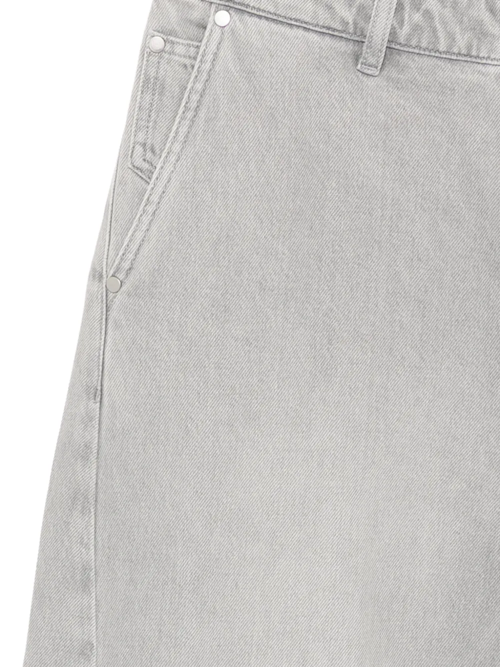 CROQUIS Jeans met wijde pijpen Grijs