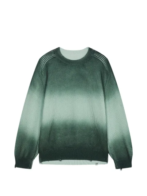 CROQUIS gradient-effect sweater