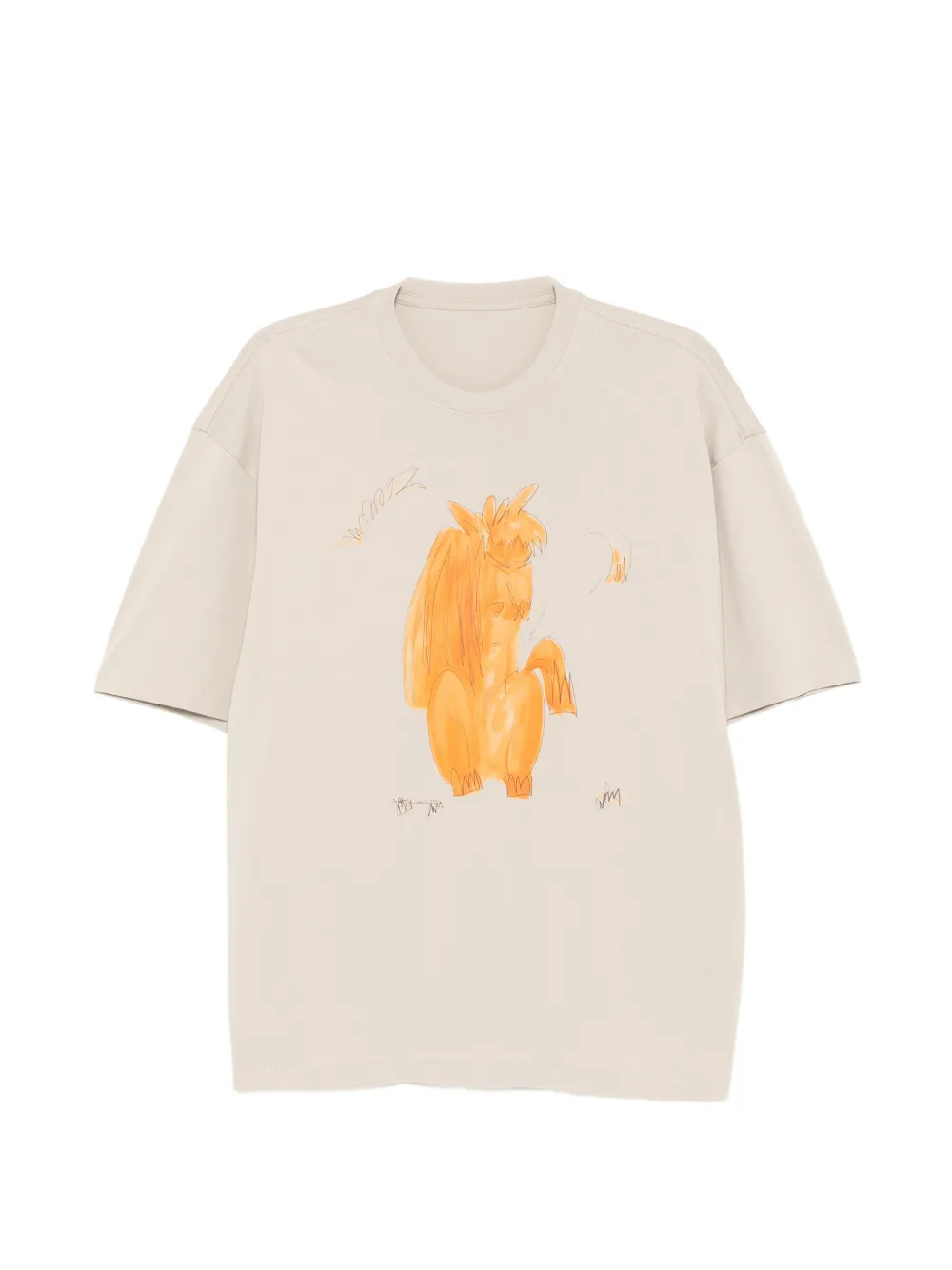 JNBY T-shirt con stampa - Toni neutri