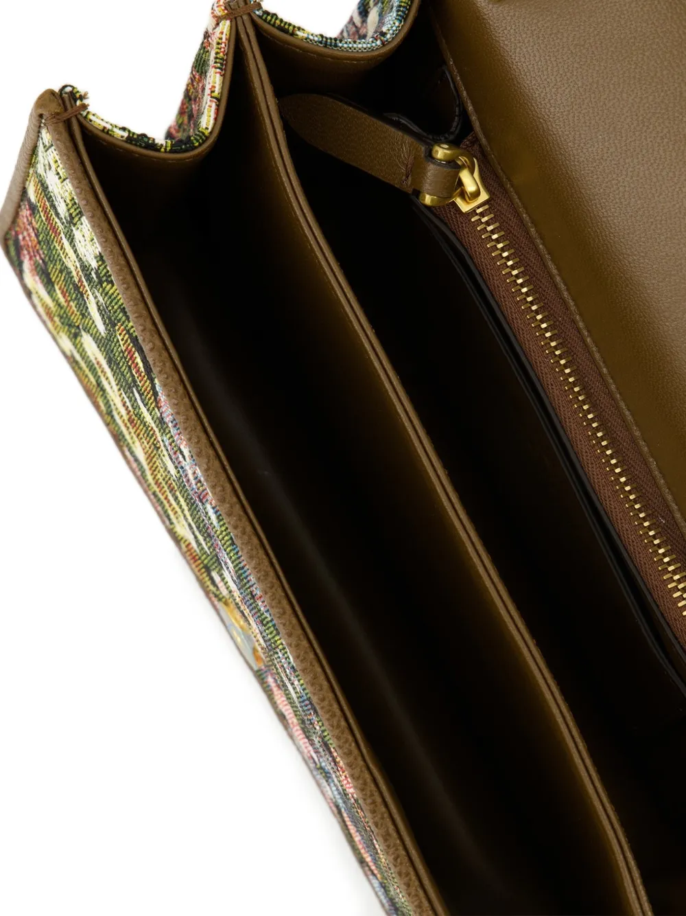 Valentino Garavani Vain schoudertas met bloemapplicatie Groen