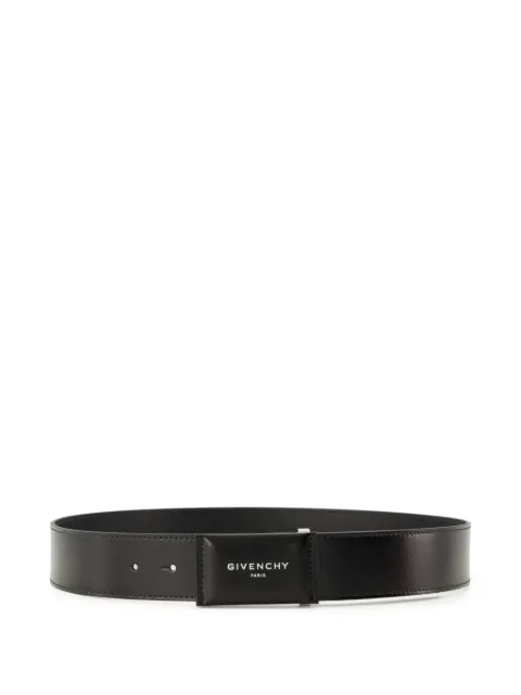 Givenchy buckle logo leather belt