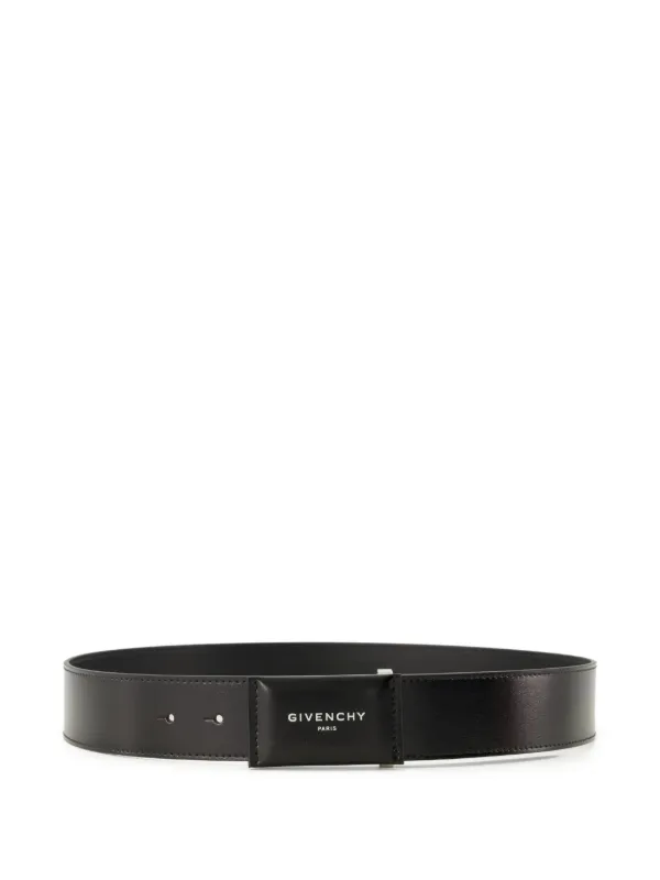 Givenchy ロゴバックル レザー ベルト | ブラック | FARFETCH JP
