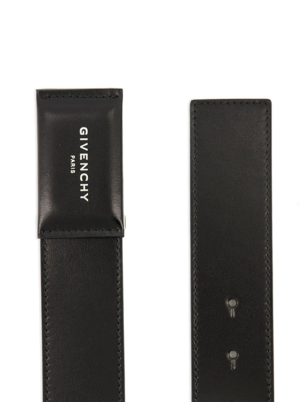 Givenchy Leren gespriem met logo Zwart