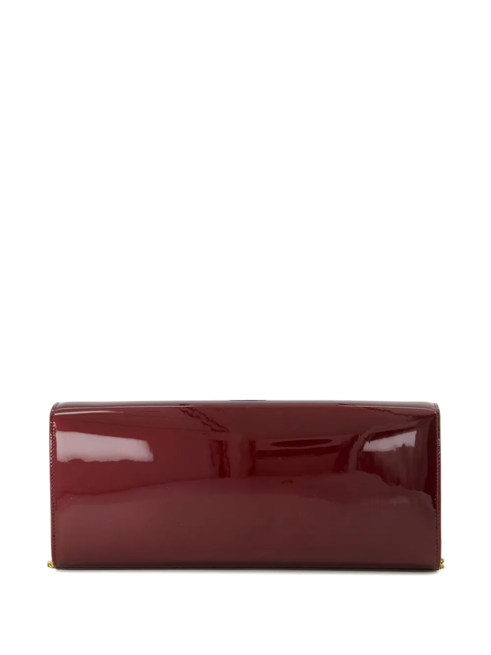 Saint Laurent Kate chain logo clutch bag - Rood