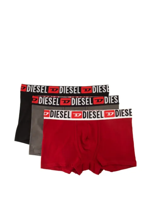 Diesel logo-waistband slim boxers (pack of three)